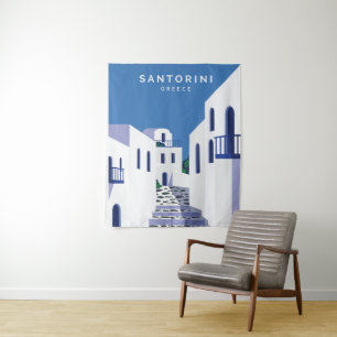 Tapiz Santorini Grecia