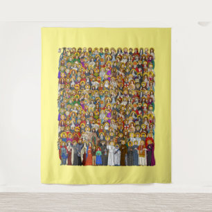 Tapiz Santos, todos los santos, santos católicos