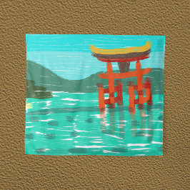 Tapiz Santuario de Itsukushima