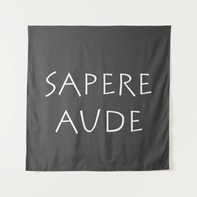 Tapiz Sapere aude (Anverso)