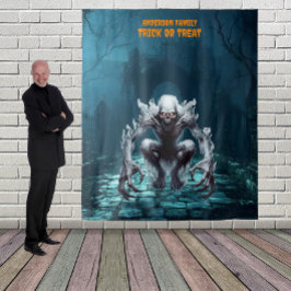 Tapiz Scary Halloween Graveyard y Ghoul