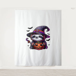 Tapiz Scary Halloween Sloth Witch Gorra disstume espeluz