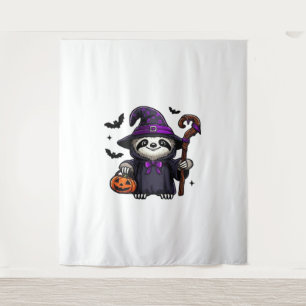 Tapiz Scary Halloween Sloth Witch Gorra disstume espeluz