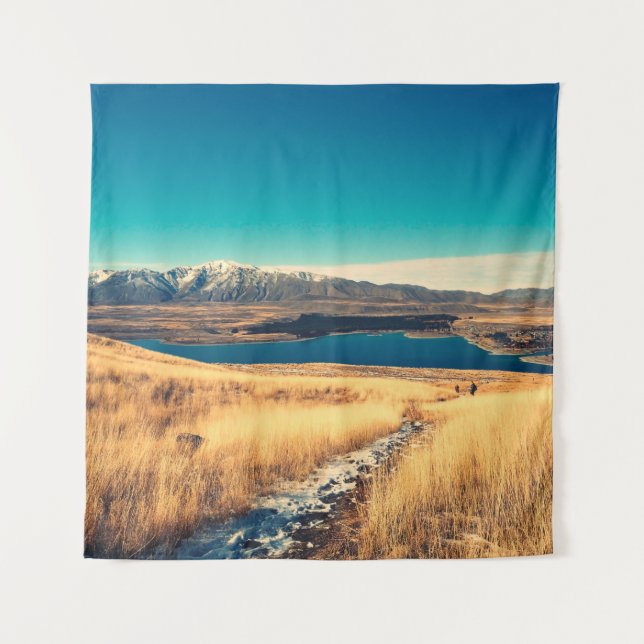 Tapiz Scenic view in Mt. John summit view point,  Lake T (Anverso)