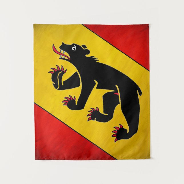 Tapiz " Schweiz: Wappen Flagge Kanton Bern ... (Anverso)