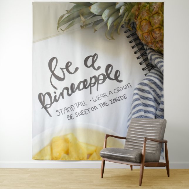 Tapiz Sé una piña (In situ)