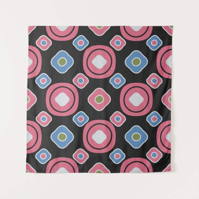 Tapiz Seamless abstract pattern with the image of oval g (Anverso)