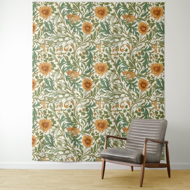 Tapiz Seamless Arts and Crafts style repeating pattern (In situ)