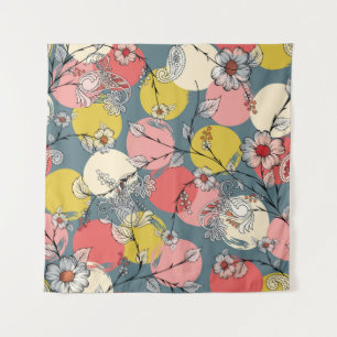 Tapiz Seamless flower pattern on backgroundfloral, patte