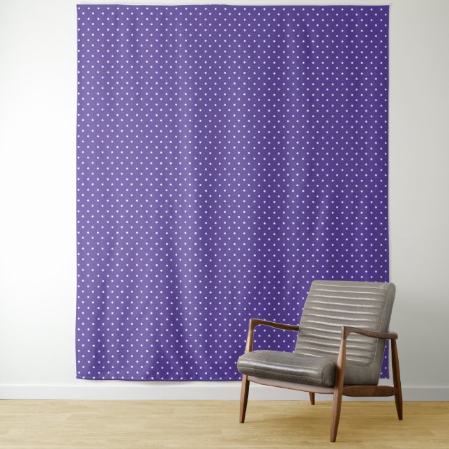 Tapiz Seamless  medium purple polka dot pattern (In situ)
