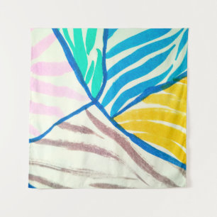 Tapiz Seamless patchwork background with paisley and flo