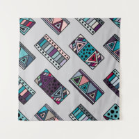 Seamless vintage pattern. geometrical background w