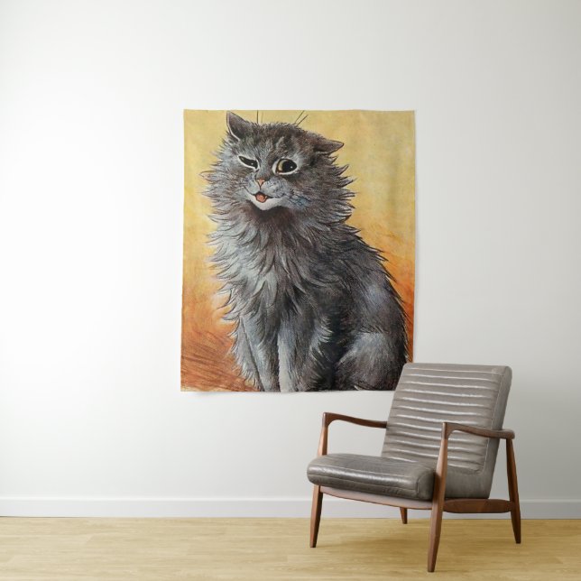 Tapiz “Segundo Premio en el Concurso de Gatos” de Louis  (In situ)