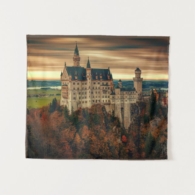 Tapiz Selfie del castillo Foto de fondo para Fiesta Prin (Anverso (horizontal))