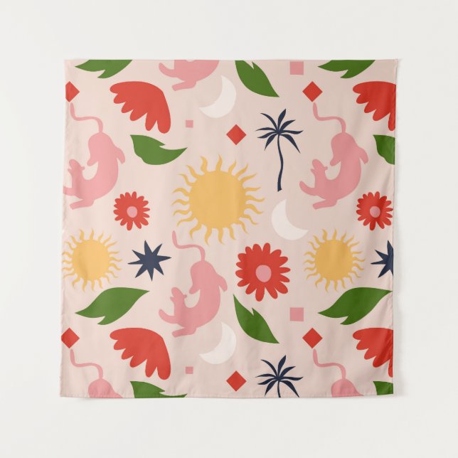 Tapiz Selva celeste (Anverso)