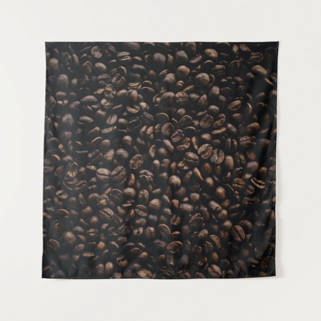 Tapiz Semillas de café marrón (Anverso)