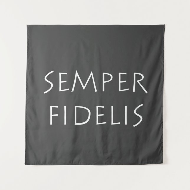 Tapiz Semper Fidelis (Anverso)