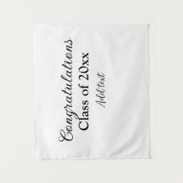 Tapiz Sencillas felicitaciones por graduación mínima aña