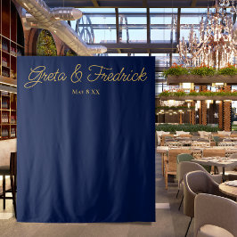 Tapiz Sencillo y eterno fondo de pared de oro de la mari