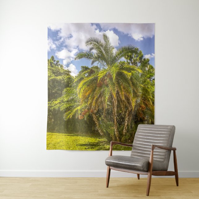 Tapiz Senegal Date Palm Tapestry (In situ)