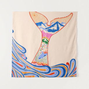 Tapiz Sensación de azul, tonos azules