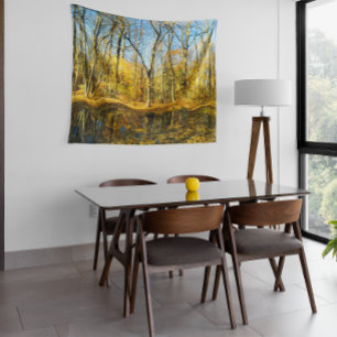 Tapiz Serenidad de Otoño: Reflexiones tranquilas del est