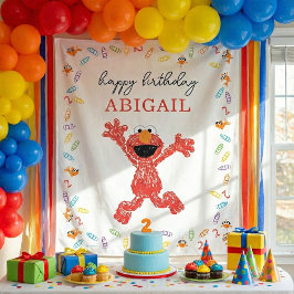 Tapiz Sesame Street Elmo | Birthday Crayon