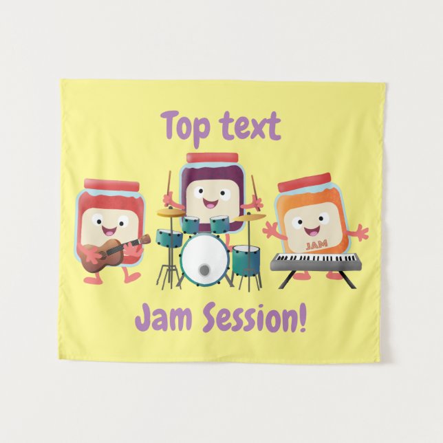 Tapiz Sesión de improvisación personalizado humor (Anverso (horizontal))