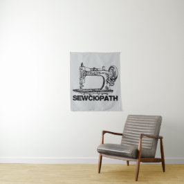 Tapiz Sewciopath Antique Sewing Machine Fun