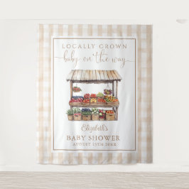 Tapiz Sexo de base de Baby Shower Neutral de crecimiento