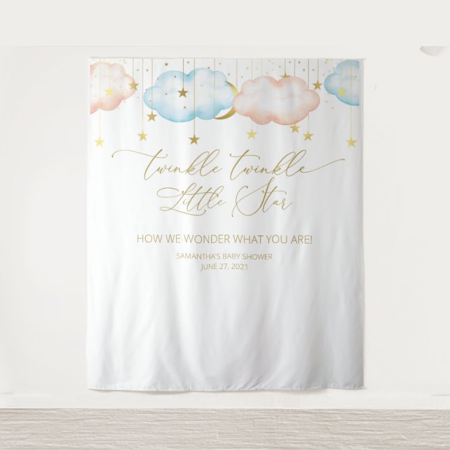 Tapiz Sexo Revelan fondo, luna y estrellas (Anverso)