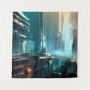 Tapiz SF Ciudad Futurista 3