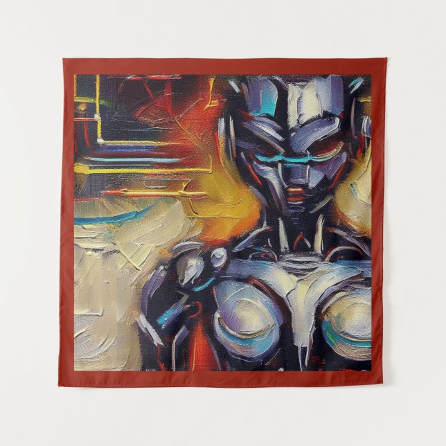 Tapiz SF - Héroe de Inteligencia Artificial 2 (Anverso)