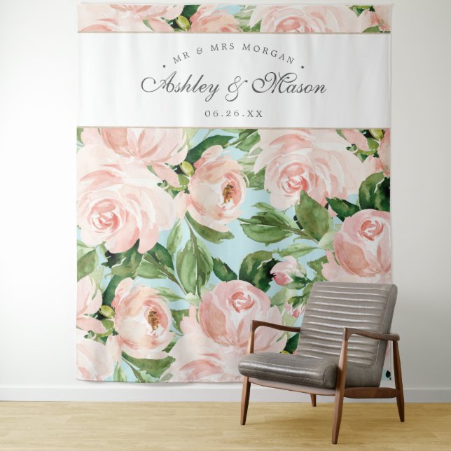 Tapiz Shabby Chic Boda Fondo de foto - Booth (In situ)