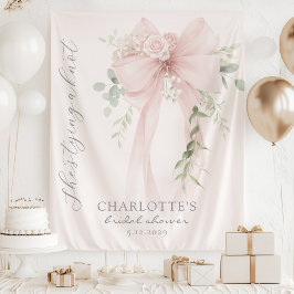 Tapiz She's tying a knot Bow Bridal Shower