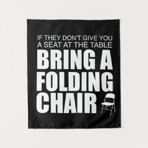 Tapiz Shirley Chisholm Tapestry de la silla plegable   N