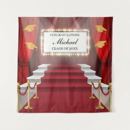 Tapiz Show Red Carpet Graduation Backdrop banner
