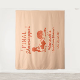 Tapiz Showgirl Final Showstopper Bachelorette Backdrop