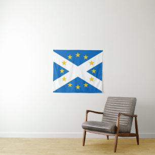 Tapiz Sí a la bandera independiente de Escocia del