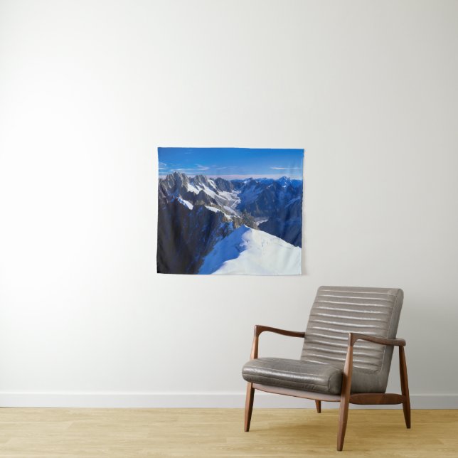 Tapiz Sierra | Mont Blanc, Alpes Europeos (In situ (horizontal))