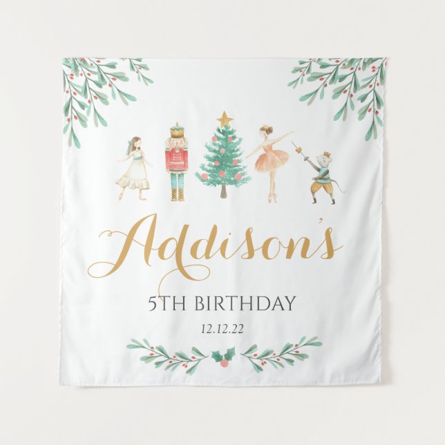 Tapiz Signo de bienvenida de Nutcracker Poster, Nutcrack (Anverso)