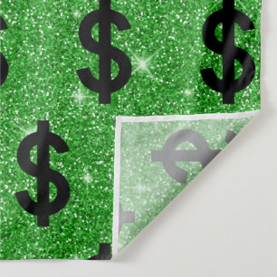Tapiz Signo de Dólar Negro Dinero Empresario Wall Street
