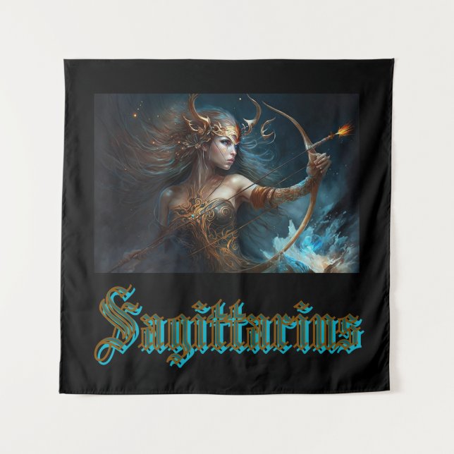 Tapiz Signo zodiacal Sagitario (Anverso)