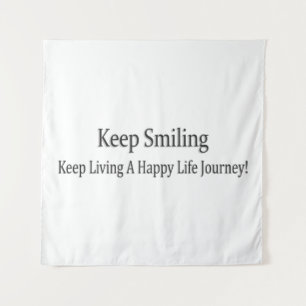 Tapiz "Sigue Sonriendo" Diseño Cuto. ¡Hazte con una en Z