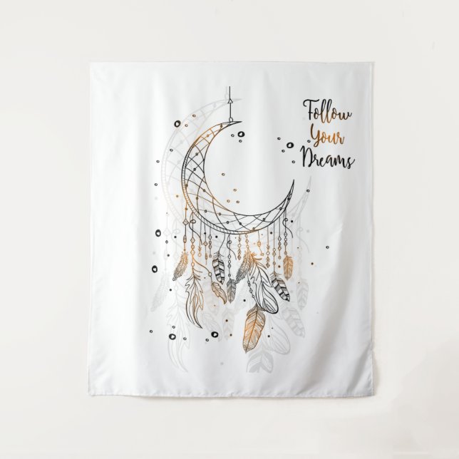Tapiz Sigue tu Dreamcatcher Dreams (Anverso)