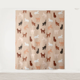 Tapiz Silhouette de gato