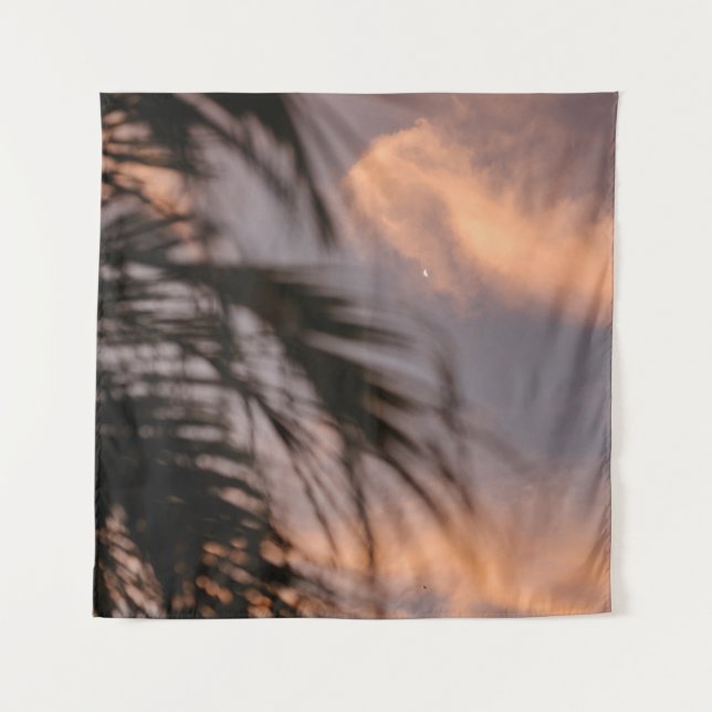 Tapiz Silhouette de la palmera (Anverso)