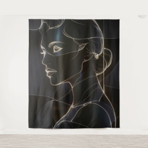 TAPIZ "SILHOUETTE OF SERENITY - LA MUJER INVISIBLE DE G