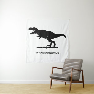 Tapiz Silueta de Dinosaurio Tyrannosaurus