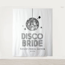 Silver Disco Ball Disco Bridal Shower